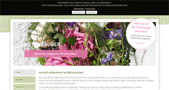 Desktop Screenshot of bluetenzauber-augsburg.de